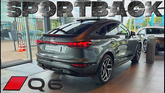 Video: NEW 2025 Audi Q6 SPORTBACK e-tron! // Full Review!
