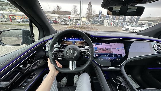 Video: Mercedes EQS SUV 580 Test Drive POV 2023