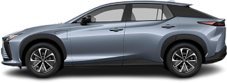 Side view photo of Lexus RZ 350e (2025-…) on transparent background