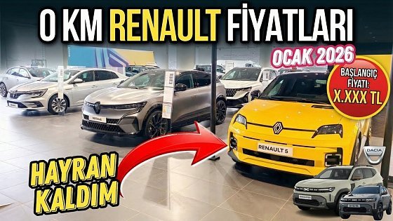 Video: RENAULT DACİA BAYİ TURU - 2026 | 0 Km Renault ve Dacia Güncel İndirimli ve Kampanyalı Fiyatlar