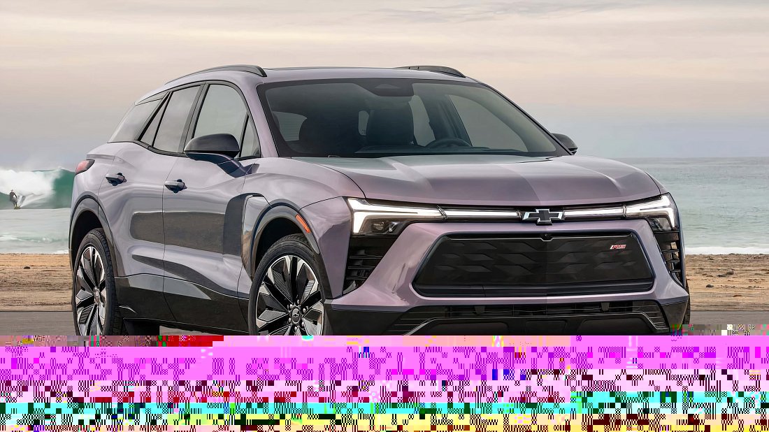 Chevrolet Blazer EV AWD (2023-…) передняя часть, решетка радиатора, фары, бампер, экстерьер