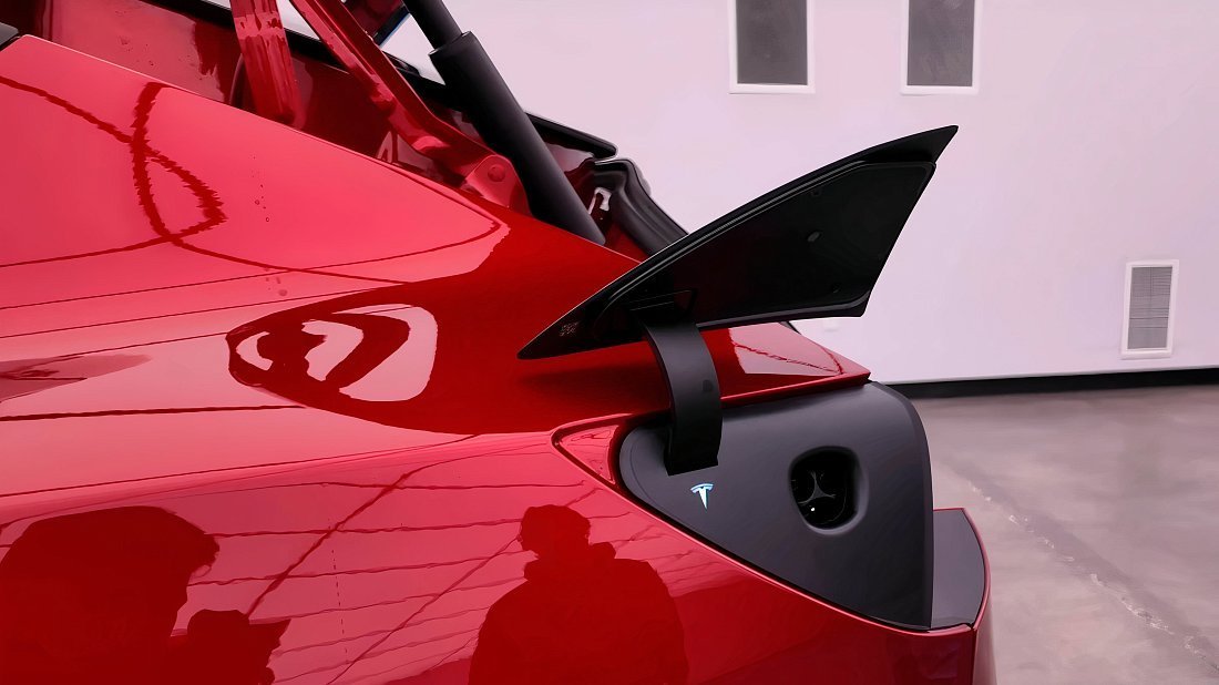 Tesla Model 3 RWD (2023-…) порт для зарядки (США), зарядка, разъем, штекер, коннектор