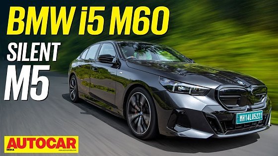 Video: BMW i5 M60 review - 601hp electric M5 | First Drive | Autocar India