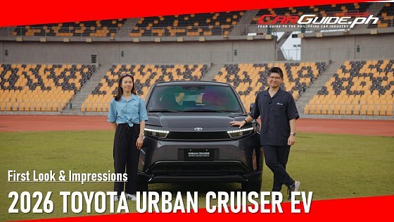 Video: 2026 Toyota Urban Cruiser EV: First Look & Impressions | CarGuide.PH