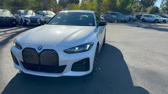 Video: Introducing the 2025 i4 eDrive40 in Mineral White with M Sport Package | 4K
