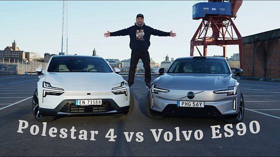 Video: David vs Goliath ? Polestar 4 meets Volvo ES90 head to head
