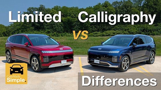 Video: 2026 Hyundai Ioniq 9 Limited vs Calligraphy | Side by Side Trim Comparison!