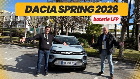 Video: Noua Dacia Spring 2026 cu baterie LFP