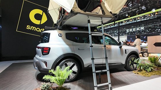 Video: 2025 Smart # 5 Appearance with multiple colors Interior Space Dynamic Video