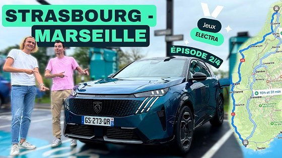 Video: Strasbourg-Marseille en Peugeot e-3008: comment se passe un long trajet? (Ep. 2/4)