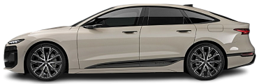 Side view photo of Audi A6 Sportback e-tron Performance (2024-…) on transparent background