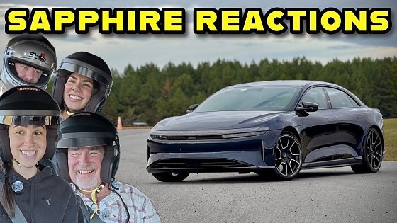 Video: Lucid Air Sapphire Reactions! 1,234 Horsepower Passenger Experience