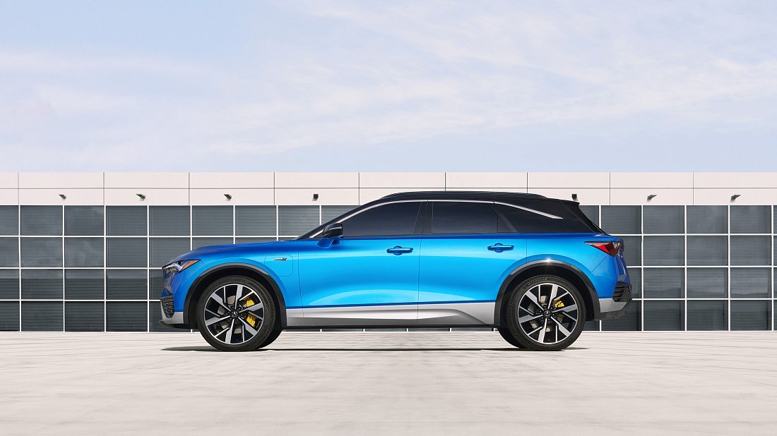 Acura ZDX Type S AWD (2024-…) вид сбоку, силуэт, двери, колеса, экстерьер
