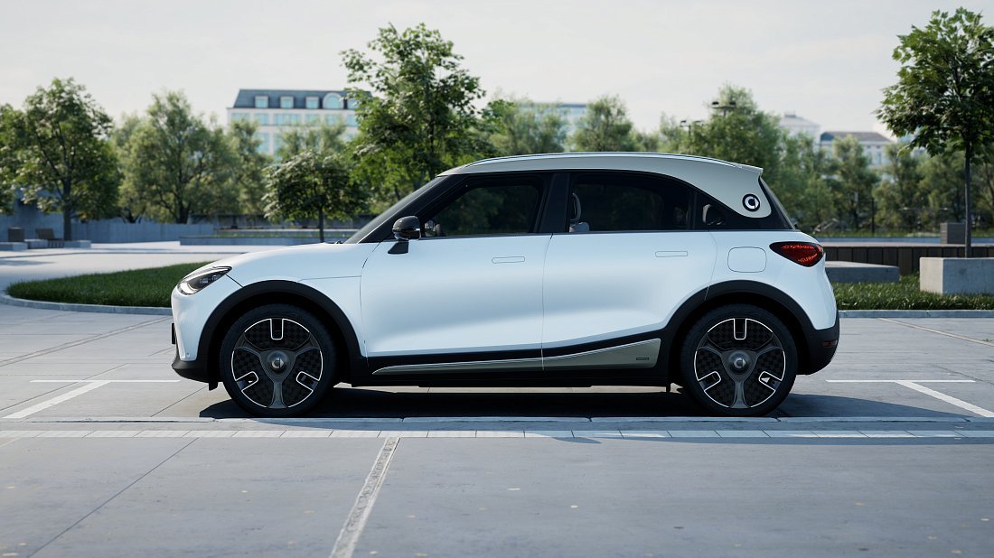Smart #1 Pro (2023-…) вид сбоку, силуэт, двери, колеса, экстерьер