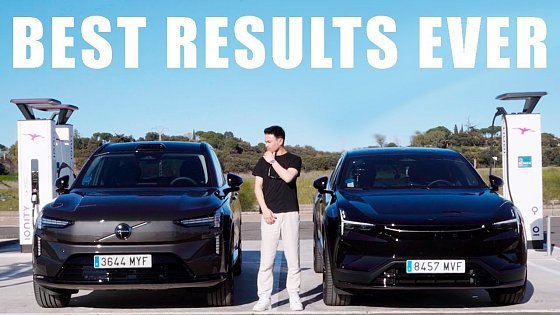 Video: Volvo EX90 vs Polestar 3 | Range Test @120KPH (75MPH)