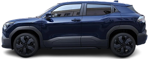 Side view photo of Suzuki e Vitara 61 kWh FWD (2025-…) on transparent background
