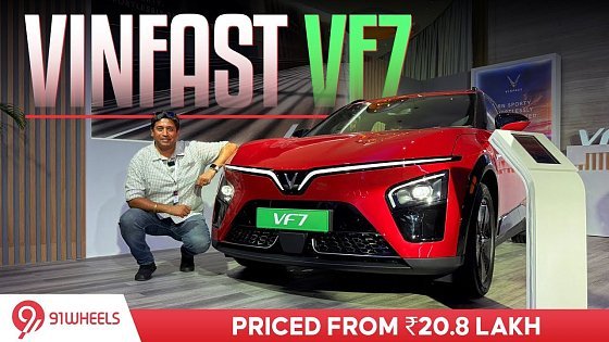 Video: Vinfast VF7 launched from Rs 20.8 lakh - here is the first look review and walk around
