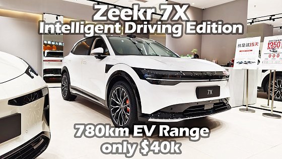 Video: 2025 New Zeekr 7X Long Range Rear-Wheel Drive Intelligent Driving Edition EV SUV - Big Bear Test Car