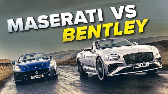 Video: Bentley Continental GTC Speed vs Maserati GranCabrio Trofeo | Who makes the best luxury convertible?