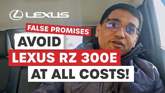 Video: Lexus RZ 300e Review - A Nightmare in Cold Weather & False Promises | PissedConsumer