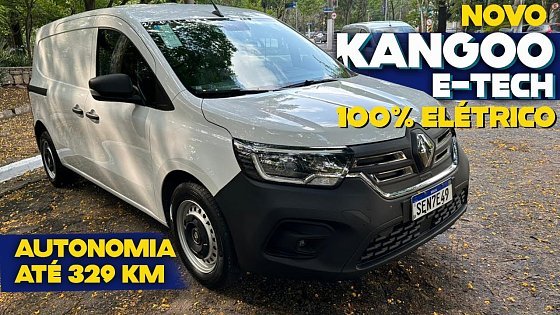 Video: NOVO KANGOO E-Tech elétrico roda até 329km para entregas na cidade