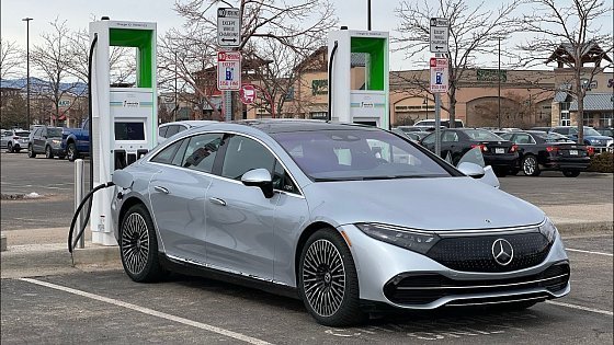 Video: The Longest Range EV I've Tested! Mercedes EQS 450+ (107.8kWh) 70-MPH Highway Range Test