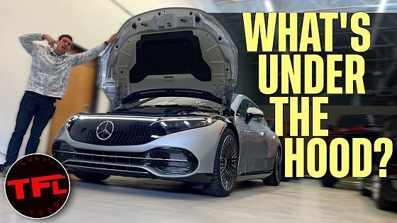 Video: You Are Not Supposed To Open The Hood of The New Mercedes EQS - But You Can & Here’s What’s There!