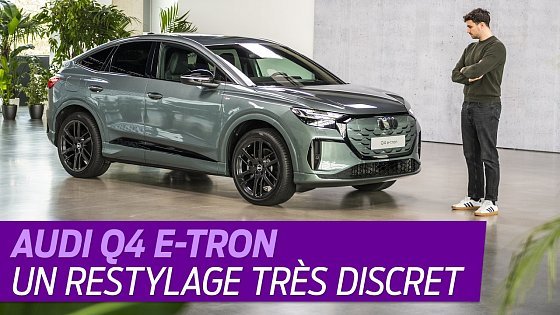 Video: Audi Q4 e-tron (2026) : petit lifting et gros changements techniques ?