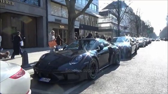 Video: Carspotting in Dusseldorf 2025/2 BRABUS 900 ROCKET R ,AventadorSV Ferrari F40 ,,,,,,,,