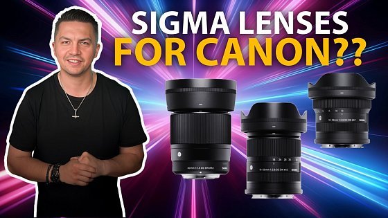 Video: NOWE Szkło SIGMA Dla CANON RF! @sigmauk na SWPP LONDON 2025