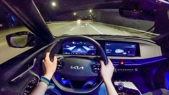 Video: 2022 Kia EV6 GT-Line RWD - POV Night Drive (Binaural Audio)