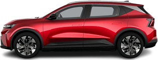 Side view photo of Renault Scenic E-Tech EV87 220hp (2023-…) on transparent background