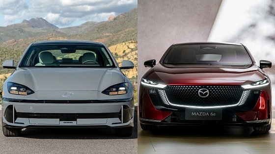 Video: Mazda 6e vs. Hyundai Ioniq 6 (2025): Electric Sedans Face-Off!