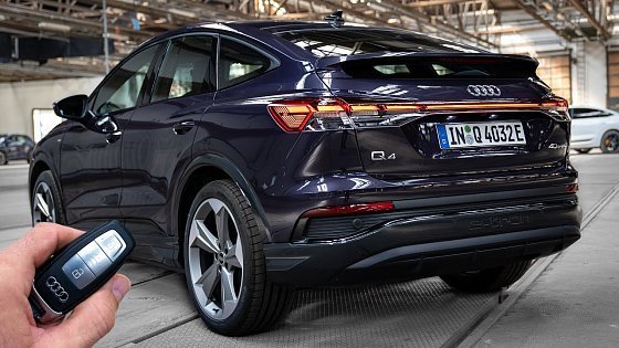 Video: 2023 Audi Q4 Sportback 40 e-tron (204hp) - Sound & Visual Review!