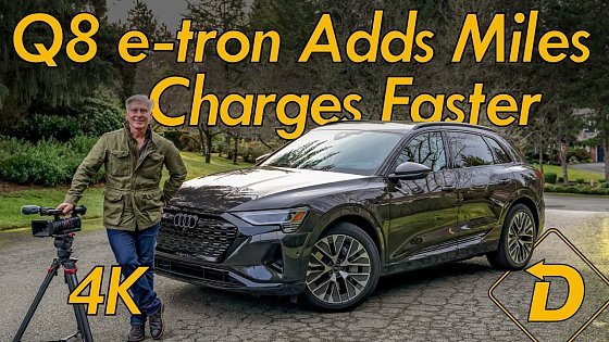 Video: 2024 Audi Q8 e-tron EV Adds Range, Charge Speed and Goodness #cars #automobile #electricvehicle