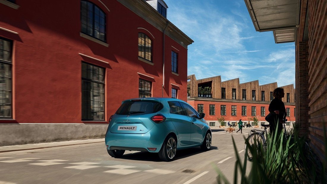 Renault Zoe Z.E. 50 R135 (2019-2024) передняя часть, решетка радиатора, фары, бампер, экстерьер