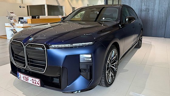 Video: NEW 2027 BMW i7 eDrive50 (455 HP) - Ultra-Luxury Electric Sedan Walkaround & Details