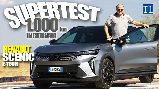 Video: Renault Scenic E-TECH TEST: 1.000 km di viaggio, quante soste? (recensione)