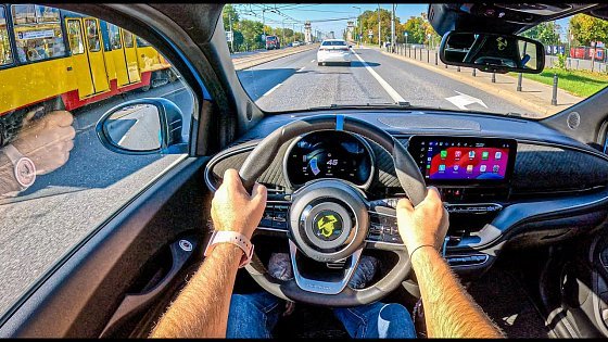 Video: NEW Abarth 500e [155 hp] |0-100| POV Test Drive #2173 Joe Black