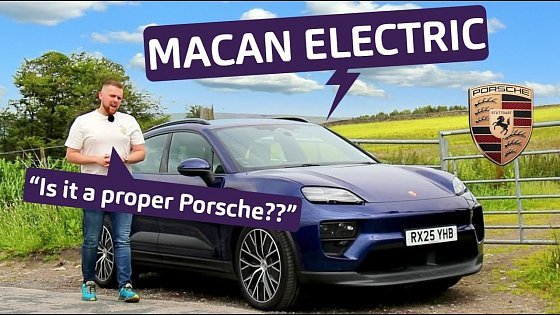 Video: The most AGILE ELECTRIC CROSSOVER?? | Porsche Macan Electric | Full Review