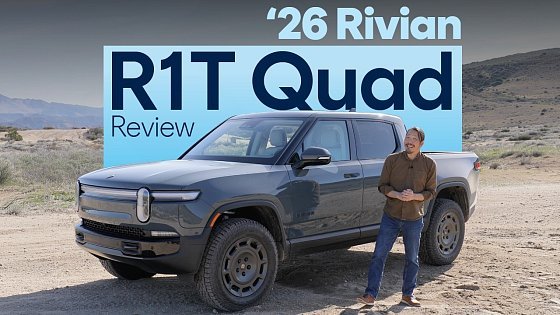 Video: FOUR Motors & 1,000+ horsepower! | 2026 Rivian R1T Quad Review