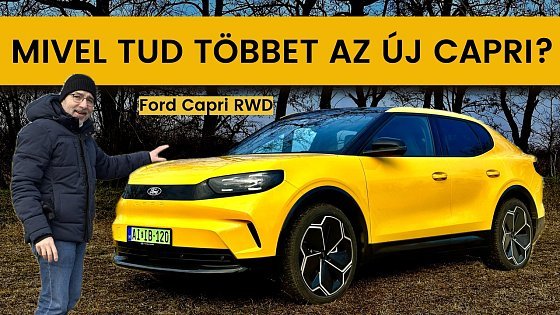 Video: Ford Capri RWD 2025 - Tud újat mutatni? DRIVEN teszt