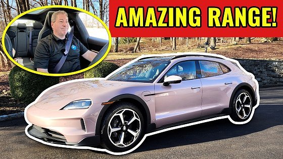 Video: 2025 Porsche Taycan 4 Cross Turismo 70 MPH Highway Range Test