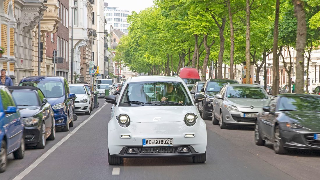 e.Go Life 20 (2020-2022) передняя часть, решетка радиатора, фары, бампер, экстерьер