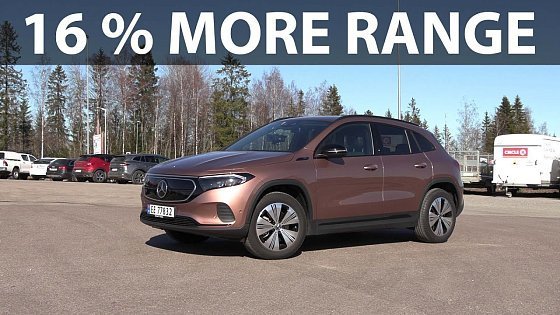 Video: Mercedes EQA 250 range test with improved motor