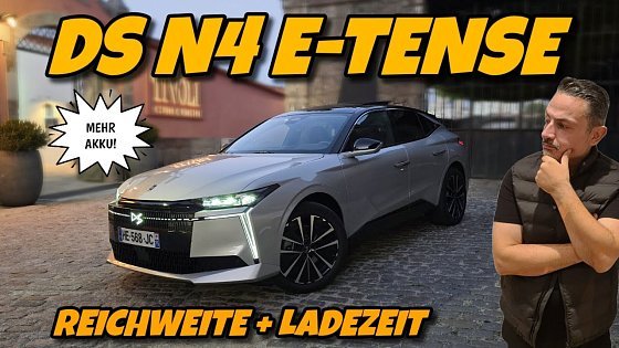 Video: DS N4 E-Tense Reichweite - Ladezeit Verbrauch Navi Software #automobile