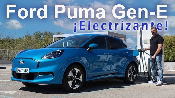 Video: El mejor Ford Puma no hace ruido y necesita enchufe: así es el Gen-E