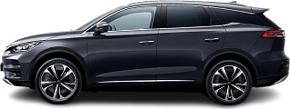 Side view photo of BYD Tang Flagship (2024-…) on transparent background