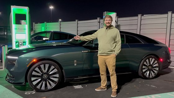 Video: I Drive The Electric Rolls Royce Spectre For The First Time! Testing Charging, Efficiency, & Comfort