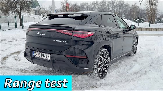 Video: BYD Sealion 7 AWD Excellence 2025 Winter Range Test (Highway 300 km)